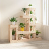 Soporte para plantas madera maciza de pino 92x25x97 cm 3