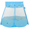 Tenda de brincar infantil com 250 bolas 102x102x82 cm azul 3