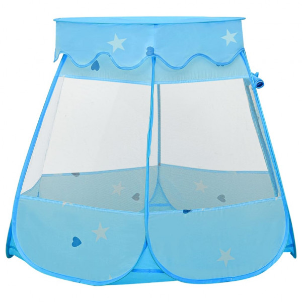 Tenda de brincar infantil com 250 bolas 102x102x82 cm azul M 3