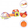 Tenda de brincar infantil com 250 bolas 338x123x111 cm multicor 1