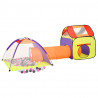 Tenda de brincar infantil com 250 bolas 338x123x111 cm multicor 2