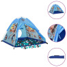 Tenda de brincar infantil com 250 bolas 120x120x90 cm azul 1