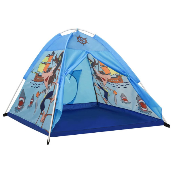 Tenda de brincar infantil com 250 bolas 120x120x90 cm azul M 3