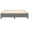 Estructura de cama box spring tela gris oscuro 180x200 cm 5