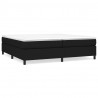 Estructura de cama box spring tela negro 200x200 cm 2
