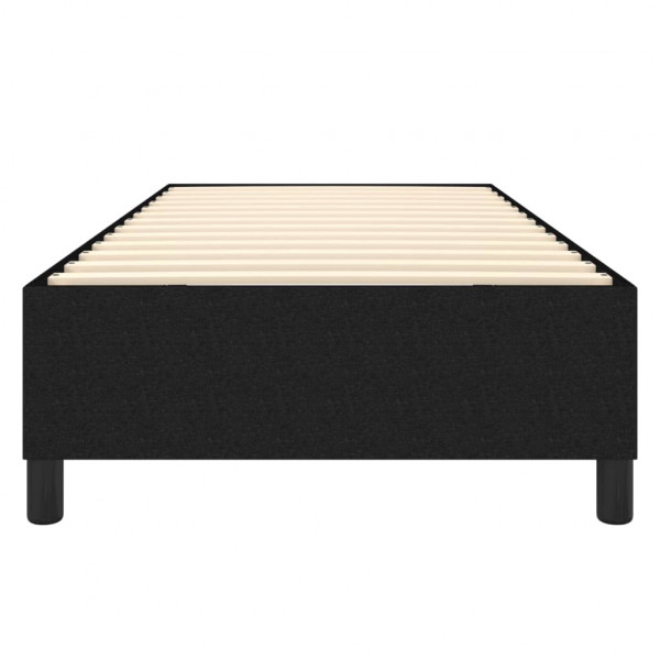 Estrutura de cama sem colchão 90x190 cm tecido preto M 5