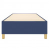 Estrutura de cama sem colchão 90x190 cm tecido azul 5