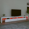 Mueble de TV con luces LED blanco 290x36.5x40 cm 5