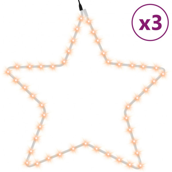 Figuras de estrelas de Natal com 48 LEDs M 2