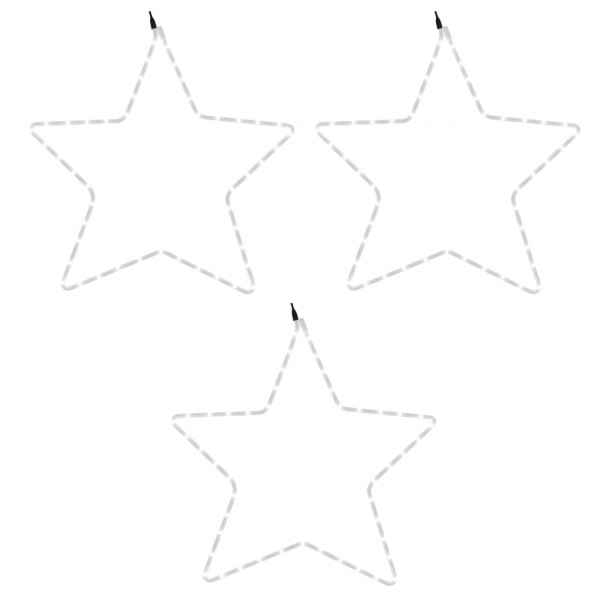 Figuras de estrelas de Natal com 48 LEDs M 3