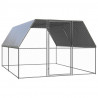 Jaula gallinero de exterior de acero galvanizado 3x4x2 m 1