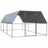 Jaula gallinero de exterior de acero galvanizado 3x6x2 m 1
