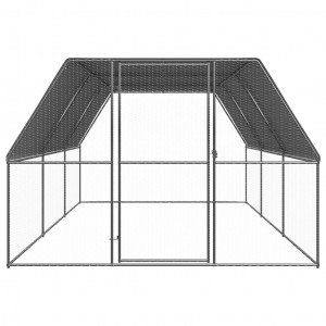 Jaula gallinero de exterior de acero galvanizado 3x6x2 m H