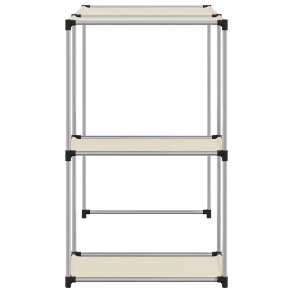 Estante arrumação p/ máquina lavar roupa 87x55x90.5 ferro creme M 4