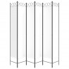 Divisória/biombo com 6 painéis 240x220 cm tecido branco 4