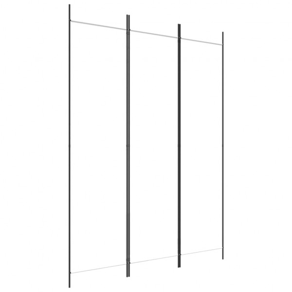 Divisória/biombo com 3 painéis 150x200 cm tecido branco M 2