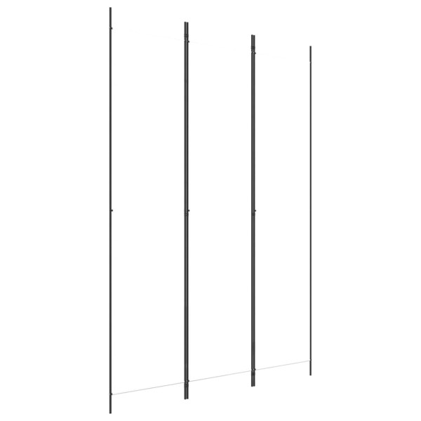 Biombo com 3 painéis 150x220 cm tecido branco M 2