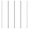Biombo divisor de 4 paneles de tela blanco 200x220 cm 3