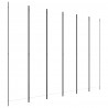 Divisória/biombo com 6 painéis 300x220 cm tecido branco 2