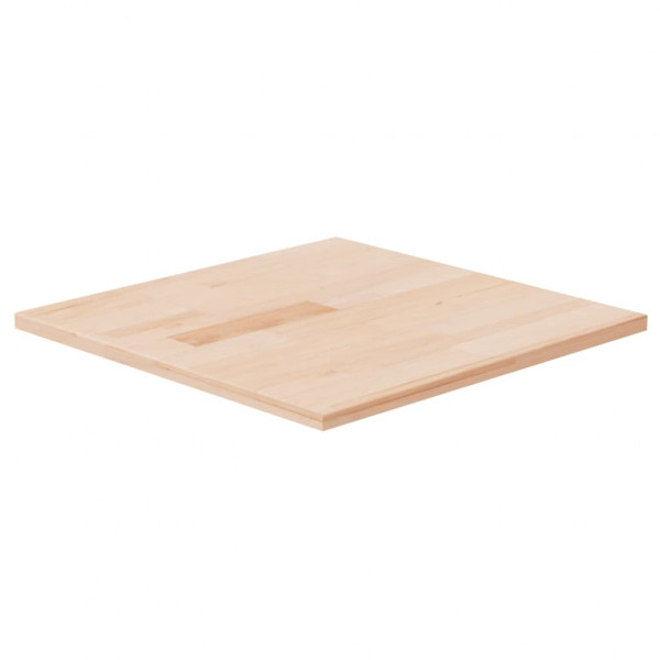 Tablero de mesa cuadrada madera de roble sin tratar 40x40x1.5cm D