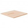 Tablero de mesa cuadrada madera de roble sin tratar 40x40x1.5cm 1
