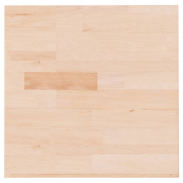 Tablero de mesa cuadrada madera de roble sin tratar 40x40x1.5cm M 2