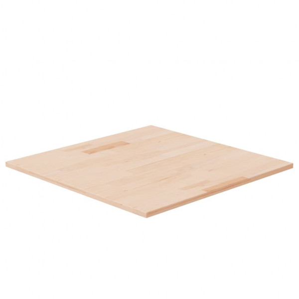 Tablero de mesa cuadrada madera de roble sin tratar 60x60x1.5cm D