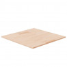 Tablero de mesa cuadrada madera de roble sin tratar 60x60x1.5cm 1