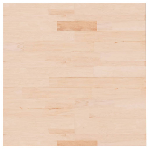 Tablero de mesa cuadrada madera de roble sin tratar 60x60x1.5cm M 2