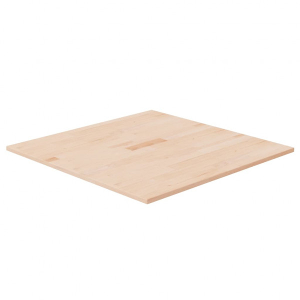 Tablero de mesa cuadrada madera de roble sin tratar 70x70x1.5cm D