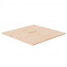 Tablero de mesa cuadrada madera de roble sin tratar 70x70x1.5cm 1