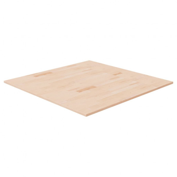 Tablero de mesa cuadrada madera de roble sin tratar 90x90x1.5cm D
