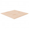 Tablero de mesa cuadrada madera de roble sin tratar 90x90x1.5cm 1