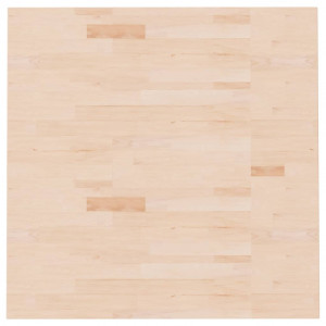 Tampo de mesa quadrado 90x90x1.5 cm carvalho maciço não tratado H