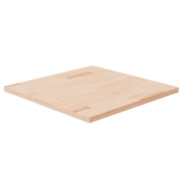 Tablero de mesa cuadrada madera de roble sin tratar 60x60x2.5cm D