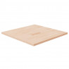 Tablero de mesa cuadrada madera de roble sin tratar 70x70x2.5cm 1