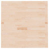 Tablero de mesa cuadrada madera de roble sin tratar 80x80x2.5cm 2