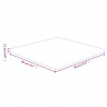 Tablero de mesa cuadrada madera de roble sin tratar 80x80x2.5cm 4