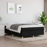 Estructura de cama box spring tela negro 140x200 cm 1