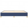 Estructura de cama box spring tela azul 200x200 cm 5