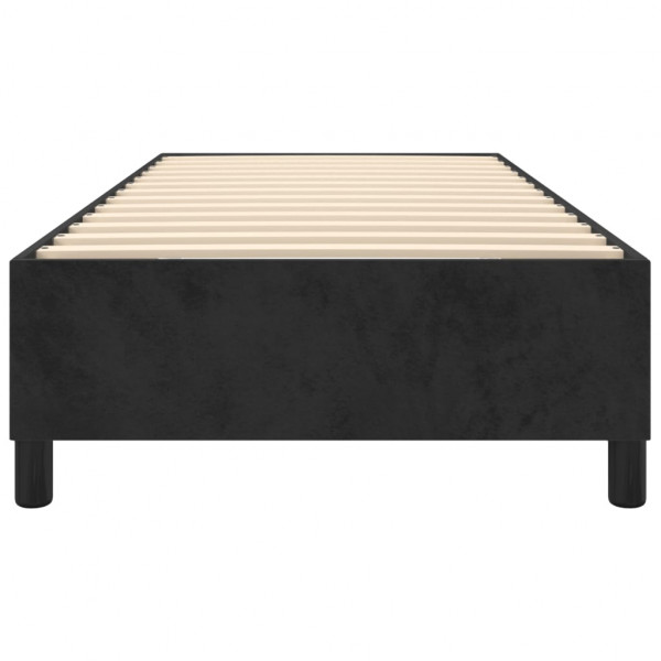 Estrutura de cama 80x200 cm veludo preto M 5