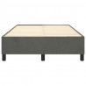 Estructura de cama box spring terciopelo gris oscuro 120x200 cm 5