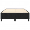 Estructura de cama box spring terciopelo negro 120x200 cm 5