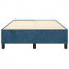 Estructura de cama box spring terciopelo azul oscuro 120x200 cm 5