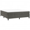 Estructura de cama box spring terciopelo gris oscuro 180x200 cm 3