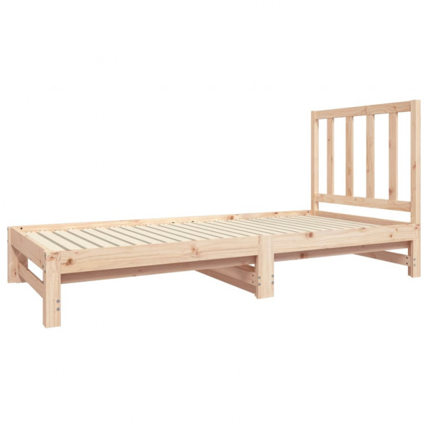 Sofá cama extraíble madera maciza de pino 2x(90x190) cm M 4