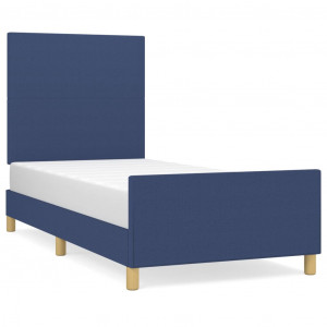 Estrutura de cama sem colchão 80x200 cm azul H