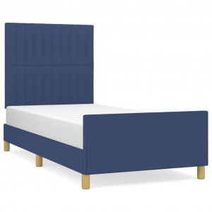 Estrutura de cama sem colchão 80x200 cm azul H
