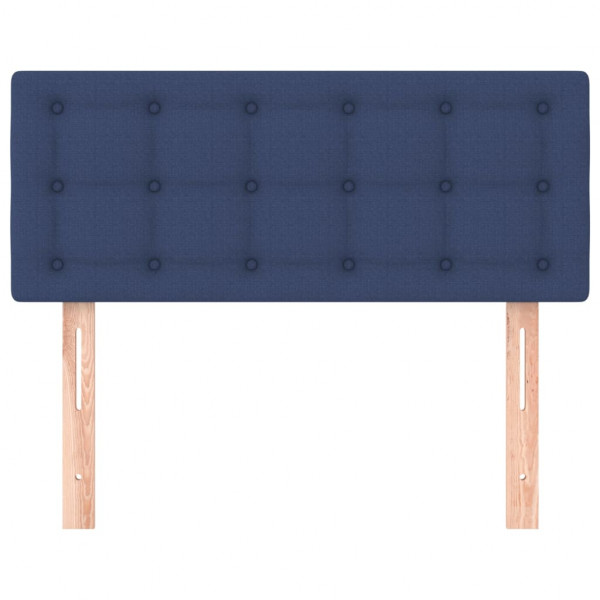 Cabecero de tela azul 80x5x78/88 cm M 3