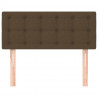 Cabeceira de cama tecido 90x5x78/88 cm castanho 3